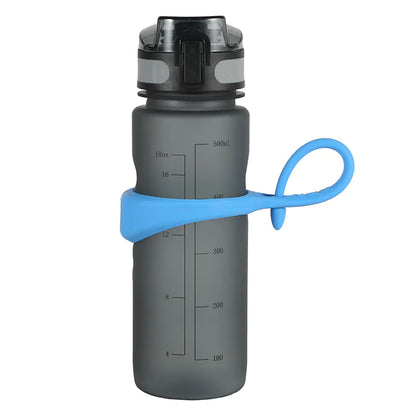 Fitness Sports Water Bottle with Magnetic Handle Ring