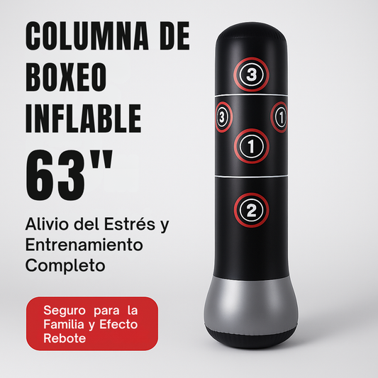 Saco de Boxeo Inflable de Pie para Aliviar el Estrés