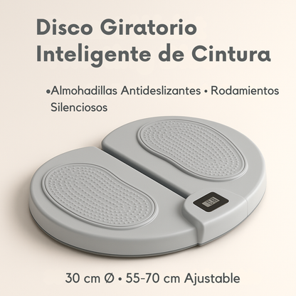 Disco Giratorio Inteligente de Cintura para Ejercicio en Casa