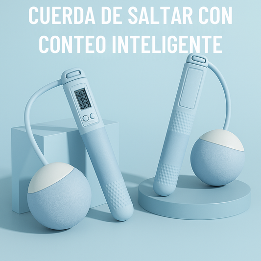 Cuerda de Saltar Inteligente con Peso y Contador Electrónico