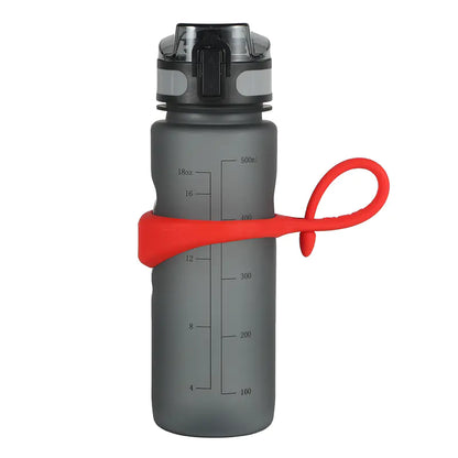 Fitness Sports Water Bottle with Magnetic Handle Ring