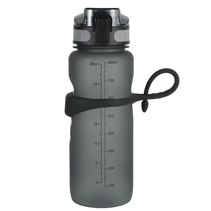 Fitness Sports Water Bottle with Magnetic Handle Ring