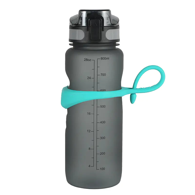 Fitness Sports Water Bottle with Magnetic Handle Ring