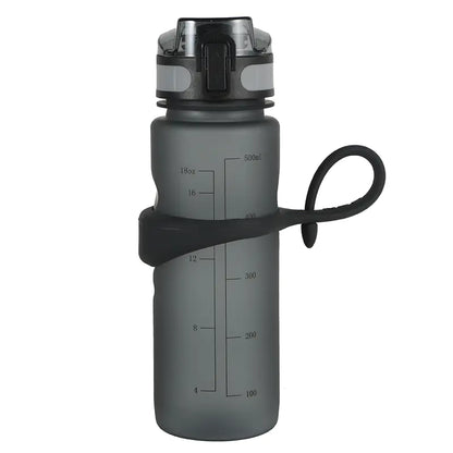 Fitness Sports Water Bottle with Magnetic Handle Ring