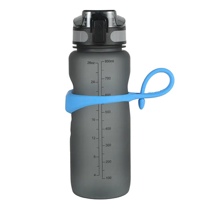 Fitness Sports Water Bottle with Magnetic Handle Ring