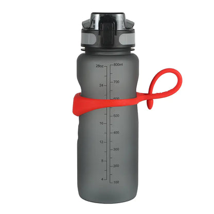 Fitness Sports Water Bottle with Magnetic Handle Ring